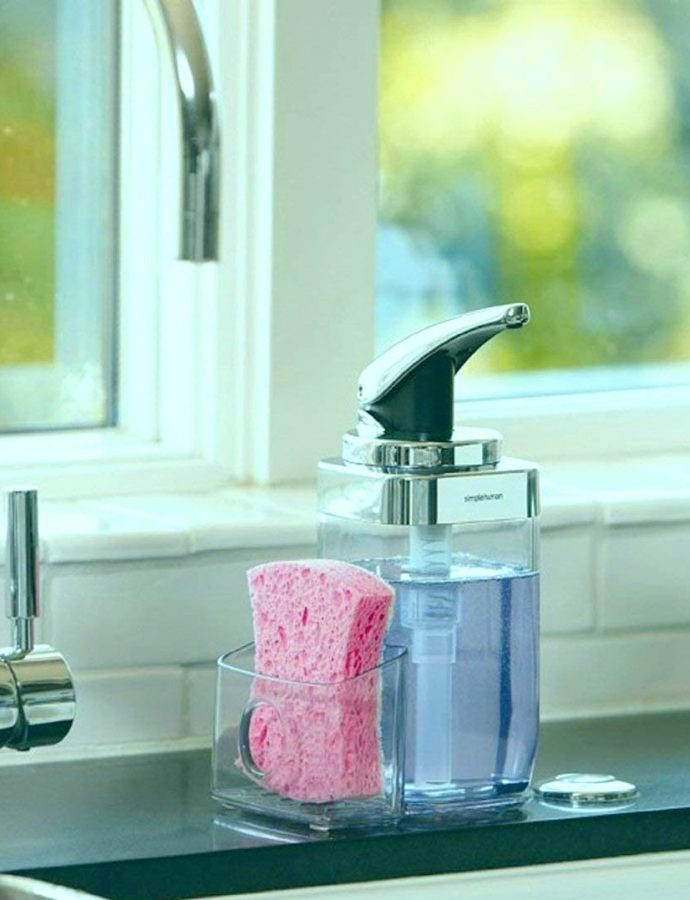 Best Dish Soap Dispenser with sponge Holder Review 2023