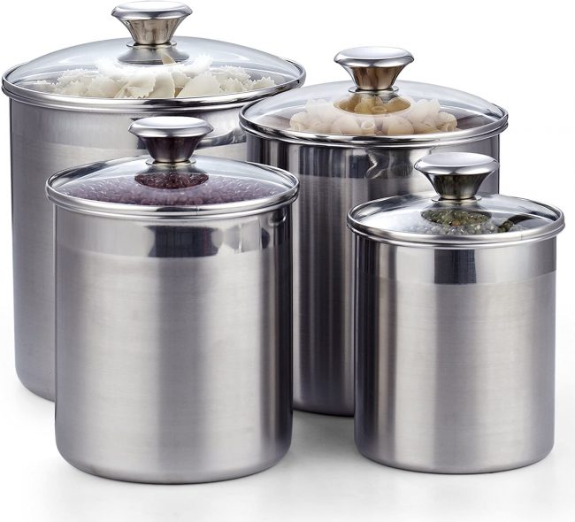 best stainless steel canister set