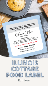Updated Illinois cottage food label