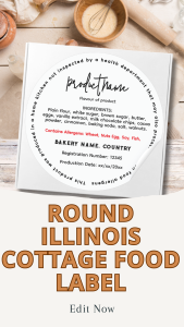 Updated Round Illinois cottage food label
