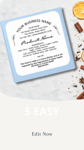 Cottage Law Food label sticker