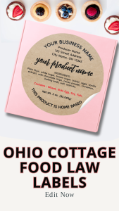 Ohio cottage food law labels