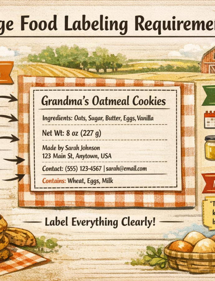 cottage law label requirements